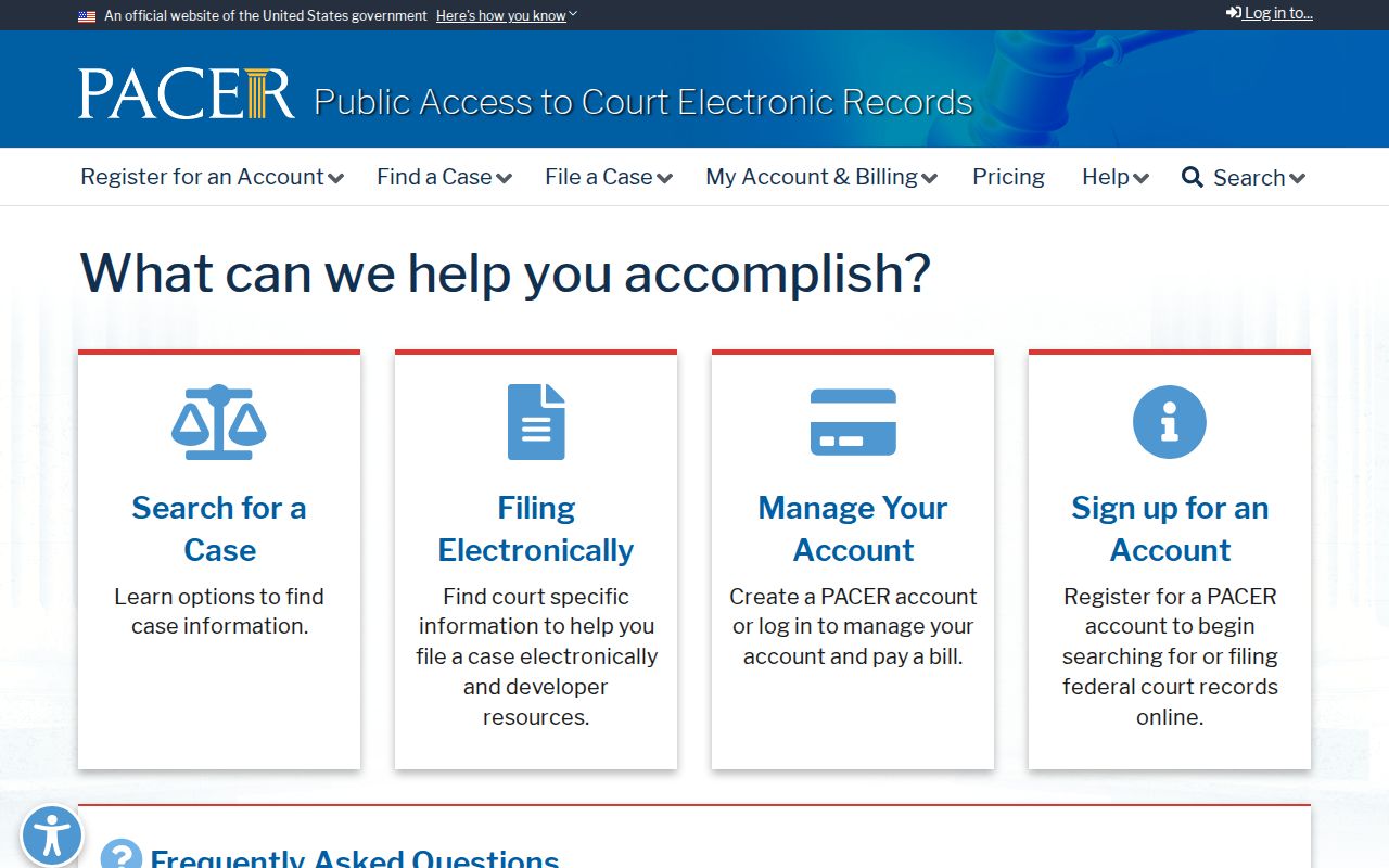 Federal PACER search for criminal court cases connected to Sampson County